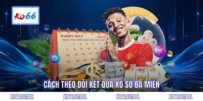 Phương thức theo dõi kết quả xổ số ba miền