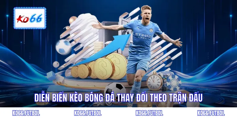 Diễn biến kèo bóng đá thay đổi theo trận đấu
