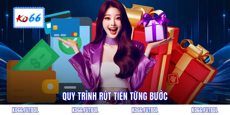 Quy trình rút tiền từng bước