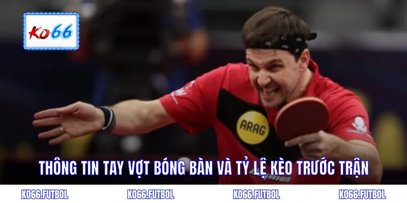 Thông tin vận động viên bóng bàn và dữ liệu trước trận